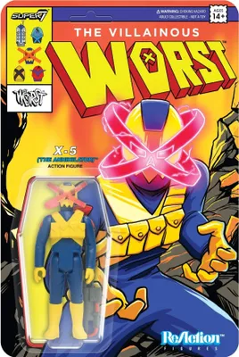 Produktbild von Super7 The Worst Reaction Wave 05 Mutant Team X5 The Annihilator 10 Cm Actionfigur One Size