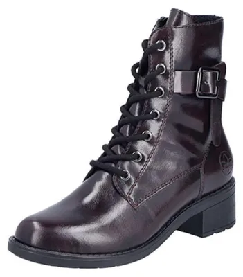 Produktbild von Rieker Damenstiefel schwarz-rot 7543135 (42/schwarz-rot)