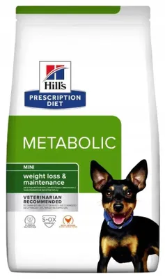Image de HILL'S PRESCRIPTION DIET Canine Metabolic Mini Aliments secs pour chiens Poulet 1 kg