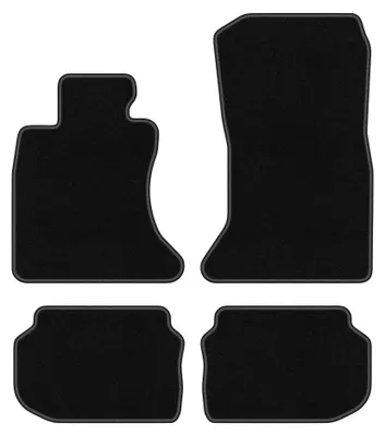 Produktbild von Velours-Fußmatten für BMW 5 F10 xDrive 2010-2013 (Limousine) – 4-tlg, Schwarz, passgenau – Wielganizator BASIC
