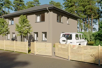 Produktbild von Rhombuszaun Doppeltor 300x100 cm Fichte unbehandelt