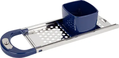 Produktbild von Spätzlehobel Edelstahl EUROHOME Teigschlitten mit Trichter - Spätzlesieb & Knöpflehobel für selbstgemachte Knöpfle - Spätzlereibe & Spätzlebrett