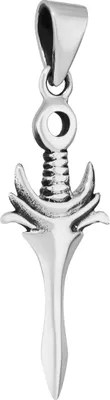 Produktbild von Original 925 Sterling Silber Ketten Anhänger Dolch 7352