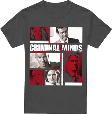 Produktbild von Criminal Minds - T-Shirt für Herren/Damen Uni TV18203 (M) (Holzkohle)