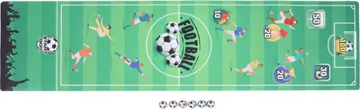 Image de Tabletop Curling Game Board Football -Sport éducatif de compétition -Jouets interactifs comprennent 1 MAT 6 pour adultes enfants