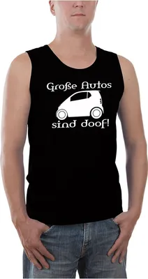 Produktbild von Touchlines Herren Tank Top , Große Autos.. Schwarz, S