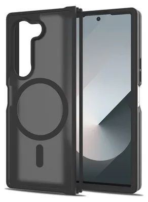Produktbild von Magnetisch Hülle für Samsung Galaxy Z Fold 6, Kompatibel mit MagSafe, Transluzente Matt Rückseite Stoßfeste Handyhülle Schwarz