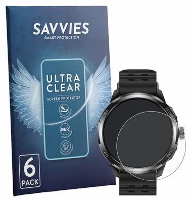 Produktbild von 6x Für Ulefone Armor Watch Pro Schutzfolie Savvies Displayschutz Display Schutz Folie Klar Transparent