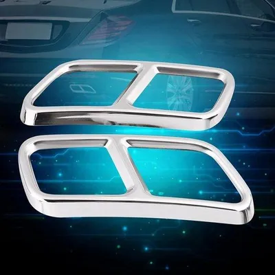 Obrázek produktu pro Kryty výfuku z nerezové oceli pro třídu S