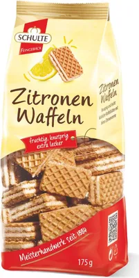Image de Gaufres au citron Schulte (paquet de 175g)