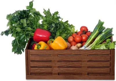 Produktbild von Faltbox Holzdesign 60x40x21,8cm (3er-Pack), Stapelbare Klappkiste 45 L, stabil & faltbar, Einkaufskorb, Obst- & Gemüsekiste