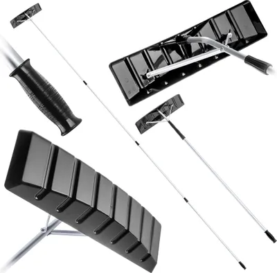 KOTARBAU Auto Schneeschaufel - Klappbar Mit Aluminium Griff