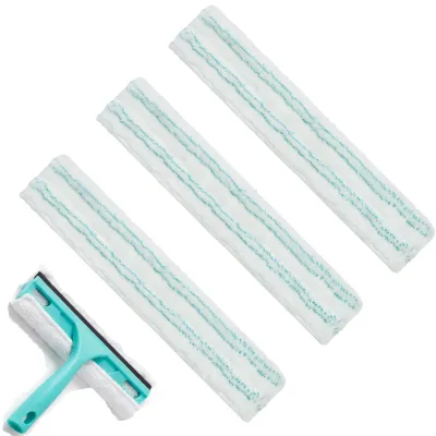 3 Mikrofasertücher für Fensterreiniger, 33 cm, kompatibel mit Leifheit L