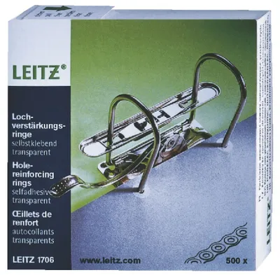 Produktbild von LEITZ Lochverstärkungsringe transparent selbstklebend 500 Stück