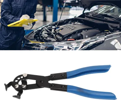 Image de Pince pour retirer les clips de carrosserie, poignée ergonomique, réglable de 0° à 90°, outil professionnel pour la réparation automobile