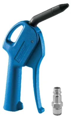 Image de Pistolet de soufflage pneumatique AUPROTEC, avec buse droite, pistolet pneumatique de sécurité avec prise