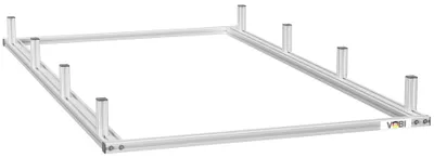 Produktbild von Heckauszug Kastenwagen 1200x600, Haltesystem ohne Auszug - 100 kg Version