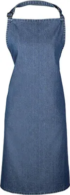 Produktbild von Premier Workwear PR150 | Latzschürze ŽColoursŽ - Waschbar bei 60 °C - Farbe: Indigo Denim (ca. Pantone 2767) - Größe: 72 x 86 cm