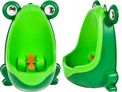 Produktbild von Frosch-Urinal für Kleinkinder, Frosch mit Saugnapf, Töpfchen