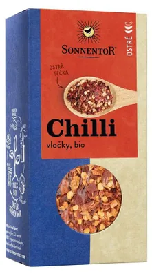 Zdjęcie produktu dla Płatki Chili Sonnentor, 45 g