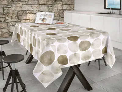 Produktbild von Tischdecke ARENA Baumwolle-Polyester LOTUSEFFEKT - Eckig - Breite 140 cm - abwaschbare Tischdecke, Größe:140 x 2500 cm