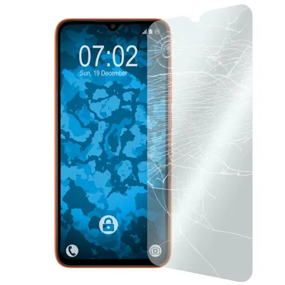 Produktbild von 2er-Pack PhoneNatic Glas-Folie klar  kompatibel mit Xiaomi Redmi 9C - Panzerglas für Redmi 9C