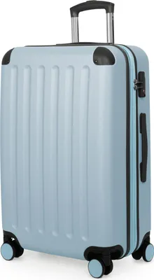 Produktbild von HAUPTSTADTKOFFER Spree - Trolley 65cm mit Erweiterung, Hardshell Suitcase, Check-In Reisekoffer Gepäck 20 kg  4 Rollen, Hartschalen-Koffer TSA, 74L,Pool blau