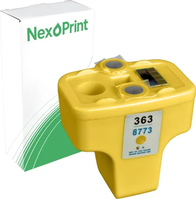 Produktbild von Druckerpatrone kompatibel zu HP C8773E 363XL yellow PhotoSmart C 5180 C 5175 C 5170 C 5150 C 5140