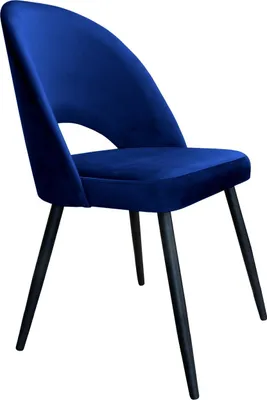 Obrázok produktu pre Hocker nízky ISKAR VELVET námornícka modrá