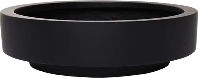 Image de VIVANNO Coupe décorative en fibre de verre ESCADA LOW Coupe, anthracite mat - 45x45x12 cm