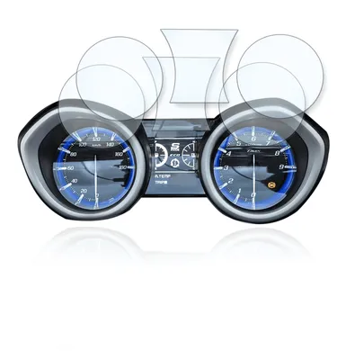 Produktbild von Yamaha TMAX 530 2018+ Tachoschutzfolie Displayschutzfolie 2x Ultra Clear