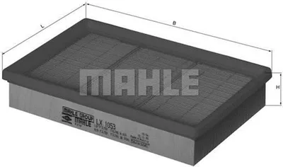 Produktbild von MAHLE LX 1053 Luftfilter für BMW X3 (E83)