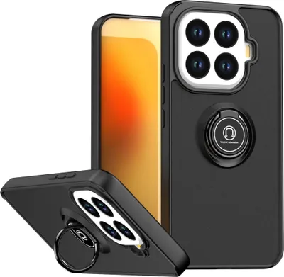 Obrázok produktu pre Pre Xiaomi 15T Pro 5G Shadow Series Design TPU + PC Hybrid Protective Case Black