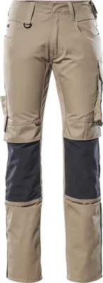 Produktbild von Mascot Bundhose Mannheim Größe 52 khaki / schwarz 65% Polyester / 35% Baumwolle - 12679-442-B56