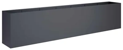 Immagine prodotto di vidaXL Vaso da giardino antracite, 280 x 40 x 60 cm