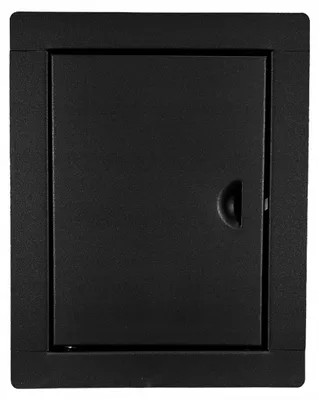 Produktbild von Kimi Metall Revisionsklappe Schwarz 15x20 cm mit Schnappverschluss