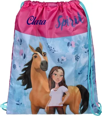 Produktbild von Turnbeutel Kinder Spirit Pferde - Schuhbeutel zum Zuziehen Mädchen