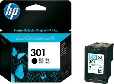 Produktbild von HP 301, Schwarz, 190 Seiten, Schwarz, 20 - 80, -40 - 60 °C, 15 - 32 °C