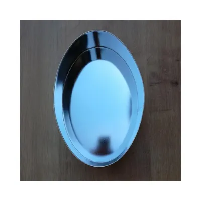 Produktbild von Backform -  mittel Oval  Felcman Material:: Metal, Farbe:: Silber, Geschirrspülmaschine:: Nein