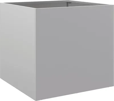 Obrázek produktu pro vidaXL Stříbrný květináč 49x47x46 cm Pozinkovaná ocel