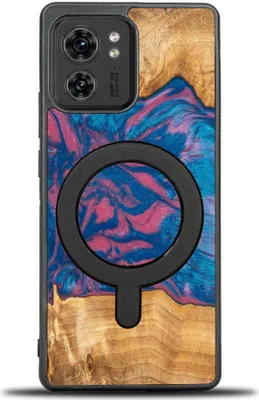 Produktbild von Holzhülle für Motorola Edge 40, Bewood Unique Neons Vegas für MagSafe