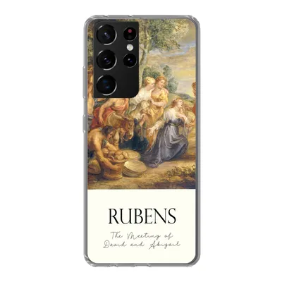 Produktbild von MuchoWow® Handyhülle Schutzhülle Hülle für Samsung Galaxy S21 Ultra Rubens - Kunst - Die Begegnung von David und Abigail Silikon Softcase Handy Hülle - Mobiltelefon