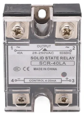 Image de Relais statiques AC, SSR, module intelligent de régulation de tension, régulateur de courant, entrée 4-20 mA, 28-250 VAC