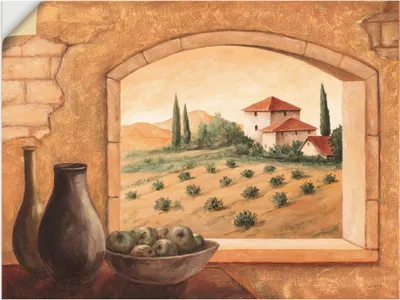 Produktbild von ARTland Wandbild, selbstklebend Toskana Größe: 60x45 cm