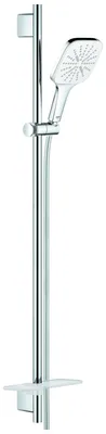 Imagen del producto de GROHE Rainshower SmartActive 130, 90 cm, 1,75 m, para montaje en pared, cromo, conexión G1/2
