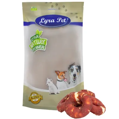 Produktbild von 1 kg Lyra Pet® Kauringe mit Entenbruststreifen
