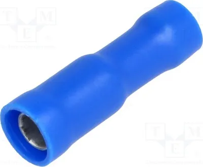 Obrázok produktu pre 5x konektor: okrúhly, pre vodiče, ženské, 1,5÷2,5 mm², priemer: 4 mm, pripojovací systém BM 00244, izolovaný