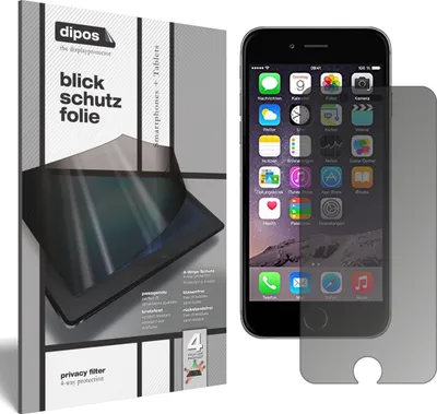 Produktbild von Blickschutzfolie für Apple iPhone 6 / 6S / 7 matt Schutzfolie Folie Display Schutz dipos