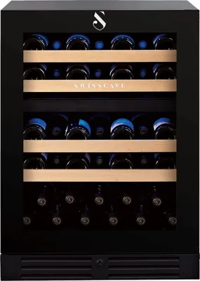 Produktbild von Swisscave Weinkühlschrank WL 155 DF,2-Zonen Weinkühlschrank, 40 Flaschen, 82cm (H)