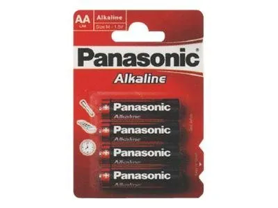 Produktbild von Panasonic 1x4 LR6AP, Alkali, 1,5V, 1,45 cm, 1,45 cm, 5,05 cm, AA - M